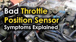 Bad Throttle Position Sensor - Symptoms Explained  Signs of failing throttle position sensor TPS
