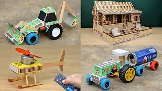 4 Amazing diy matchbox toys you can make at home - diy matchbox crafts - dc motor ideas