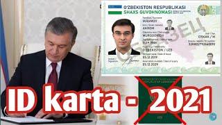 Янги паспорт ID karta Uzbekistan • Образец нового паспорта Узбекистан