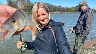 Drop Shot am Mittellandkanal  Angeln mit Tauwurm auf Barsch
