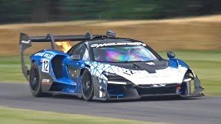 $1.4 Million McLaren Senna GTR Exhaust Sounds Full Throttle @ FOS Goodwood