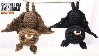 Bat Crochet TUTORIAL  Amigurumi Crochet Bat  HALLOWEEN CROCHET 