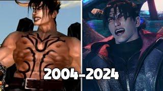 Tekken 5 to Tekken 8 Devil Jin Laugh  2004-2024