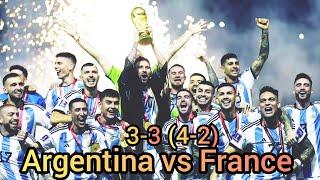 ARGENTINA 3-3 4-2 FRANCE 4K EXTENDED Highlights PETER DRURY️ Messi the champion.