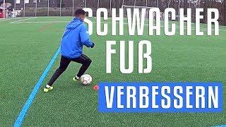 Schwachen Fuß verbessern - So geht´s effektiv - Fußball Tipps