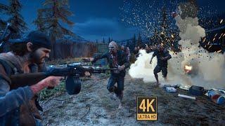 Days Gone - Clearing the Chemult Horde 4K no HUD Immersive Gameplay