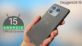 OnePlus 10 Pro Android 15 OxygenOS 15 Update