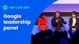 Google leadership panel AMP Conf 19