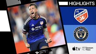 Cincinnati FC vs. Philadelphia Union  Seven-Goal Thriller  Full Match Highlights  June 19 2024