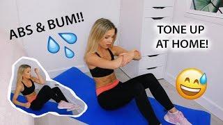 TONE UP YOUR ABS & BUM AT HOME  anniemadgett