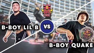 B-Boy Quake vs. B-Boy Lil B  Red Bull BC One Cypher Taiwan 2021