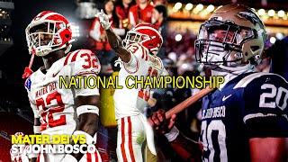 Mater Dei vs St John Bosco  REMATCH FROM THE LA COLISEUM   CIFSS D1 Championship Highlights