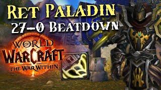 Ret Paladin is UNSTOPPABLE - Retribution Paladin PvP - WoW TWW Prepatch 11.0