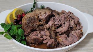 طريقة تحضير فخذ الغنم بالفرن لجميع المناسبات والعزائم How to cook the perfect boneless leg of lamb