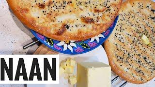 HOW TO MAKE FLUFFY NAAN BREAD  BEST EVER BUTTER NAAN RECIPE طرز تهیه نان افغان