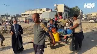 Nouvel exode des Palestiniens après des bombardements israéliens sur Gaza
