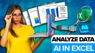 How to use Analyze Data in Excel AI Creates Pivot Tables and Charts