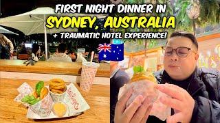 Dinner on our first night in Sydney + Traumatic Hotel Experience  July 4 2024  Jm Banquicio