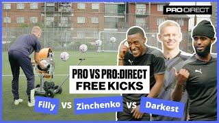 ZINCHENKO TRIES TO TEACH DARKESTMAN FOOTBALL   Pro vs ProDirect ft Zinchenko Filly & Darkestman