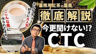 【業務用紅茶の葉楽】徹底解説！今更聞けないCTCって何？【プロが語る解説シリーズ】