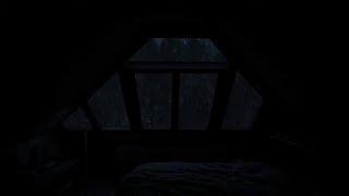 Try Listening in 3 Minutes Sleep Instantly with Heavy Rain on Attic Window at NightRain ASMR