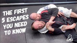 First Five Escapes You Need to Know  Jiu-Jitsu Basics