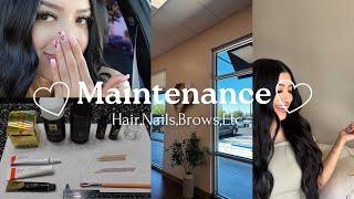 MAINTENANCE VLOG  hairnailsbrows laminationlashesetc