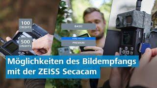 Wie kann ich die Aufnahmen meiner ZEISS Secacam empfangen SD Prepaid Abo?