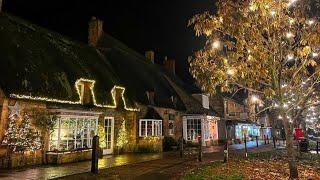 Unveiling Christmas at Twilight in the COTSWOLDS  Rural Englands Charm