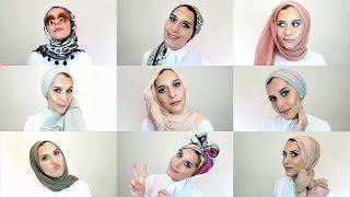 20 SIMPLE HIJAB STYLES - TUTORIAL