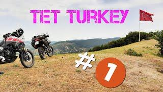 8500 km Offroad MOTORBIKE ADVENTURE from Greece to Georgia Part 1  Trans Euro Trail Turkey