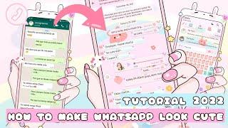 Tutorial How To Make Whatsapp Look Cute  GB Whatsapp Download 2022 New Version  English Version