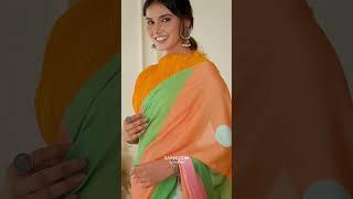 Daily Wear Crepe Silk Saree  Multi-color Saree Collection