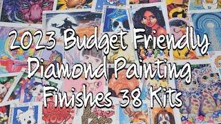 2023 Budget Friendly Diamond Painting Finishes 38 Kits