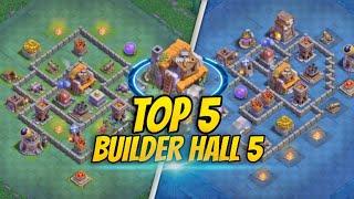 NEW BEST Builder Hall 5 Base COPY Link 2024 COC BH5 Trophy Base  CLASH OF CLANS  GAME WALA