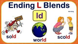 Ending Consonant Blends ld for UKG Ending Blends ld  Phonic Blends l blends ld words -Kids Entry