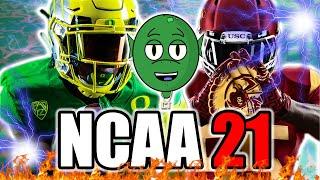 Oregon vs USC NCAA 21 Mod College Football Madden 21 Gameplay PC