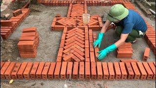 Good Idea From Bricks  Design Ideas To Make A Unique Tile Floor In The Garden