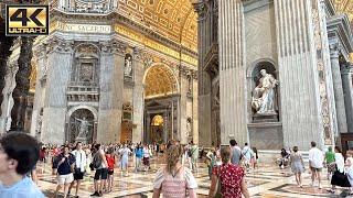 Touring Around Saint Peters Basilica  The Vatican Rome Italy