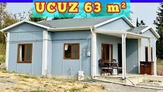 UCUZ ve Geniş 63 m² Prefabrik Ev Turu ve Fiyatı ️ 0536 348 12 57