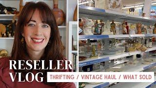 Thrift with me + VINTAGE HAUL  Reseller Vlog