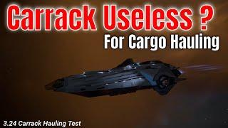 Is The Carrack Really Useless In Cargo Hauling Missions?  Star Citizen Science & Fun 4k