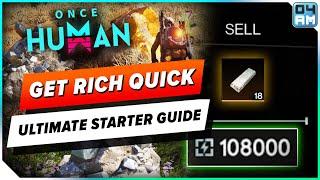 Once Human Get RICH Quick 1 INSANE Energy Link Farming Tricks w Silver Ingots & More