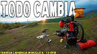 ️Todo lo que pasa en 1 DIA VIAJANDO EN BICICLETA-  CICLOTURISMO -  TRAVESÍA CAPADOCIA T2-Ep18