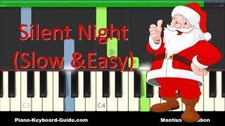 How To Play Silent Night - Easy Piano Tutorial