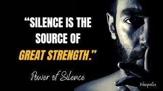 37 Famous Quotes about the Power of Silence which one you better know now  wisequotes motivation