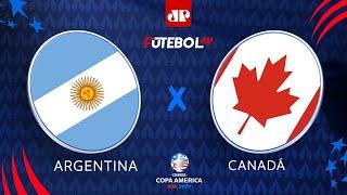 Argentina x Canadá - AO VIVO - 09072024 - Copa América