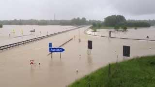 A8 Grabenstätt unter Wasser