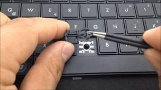 How to  Individual Laptop Keyboard Keys Fix Repair Installation Guide HP Compaq Pavilion HD
