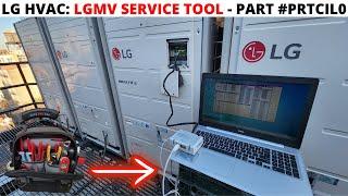 LG HVAC Follow Up LG MULTI V IV LGMV Service Tool LGMV Computer Connection LGMV Module Software